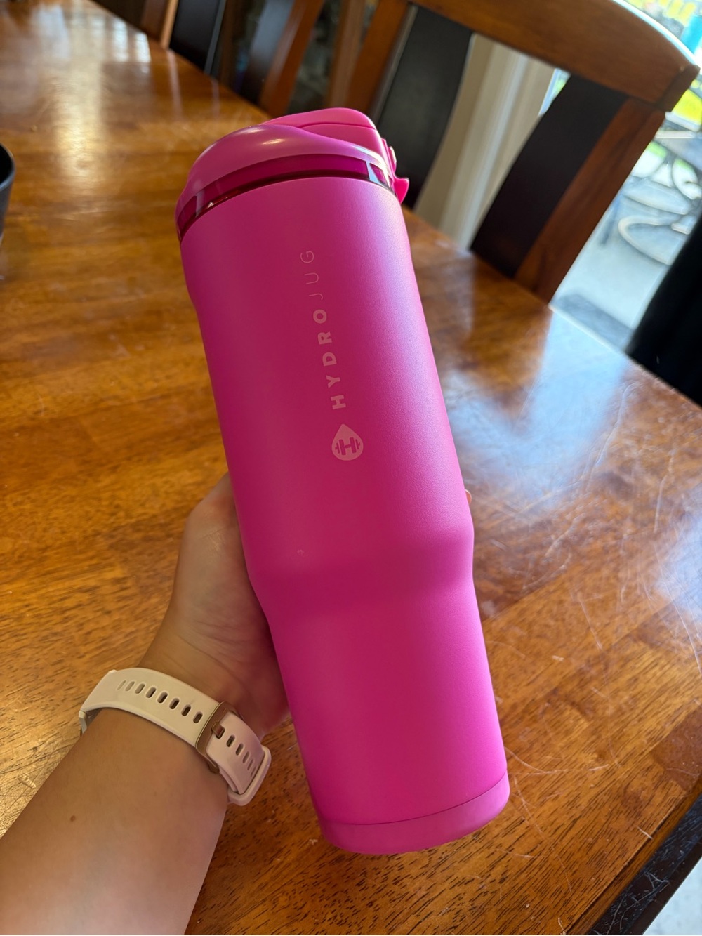 HydroJug 32oz Bright Pink Insulated Water Bottle